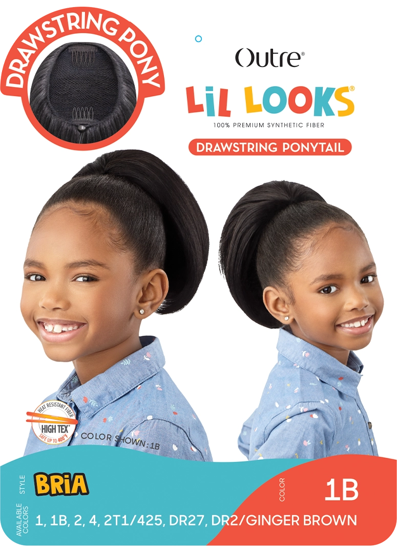 Outre Lil Looks Drawstring Pony - Bria - Elevate Styles