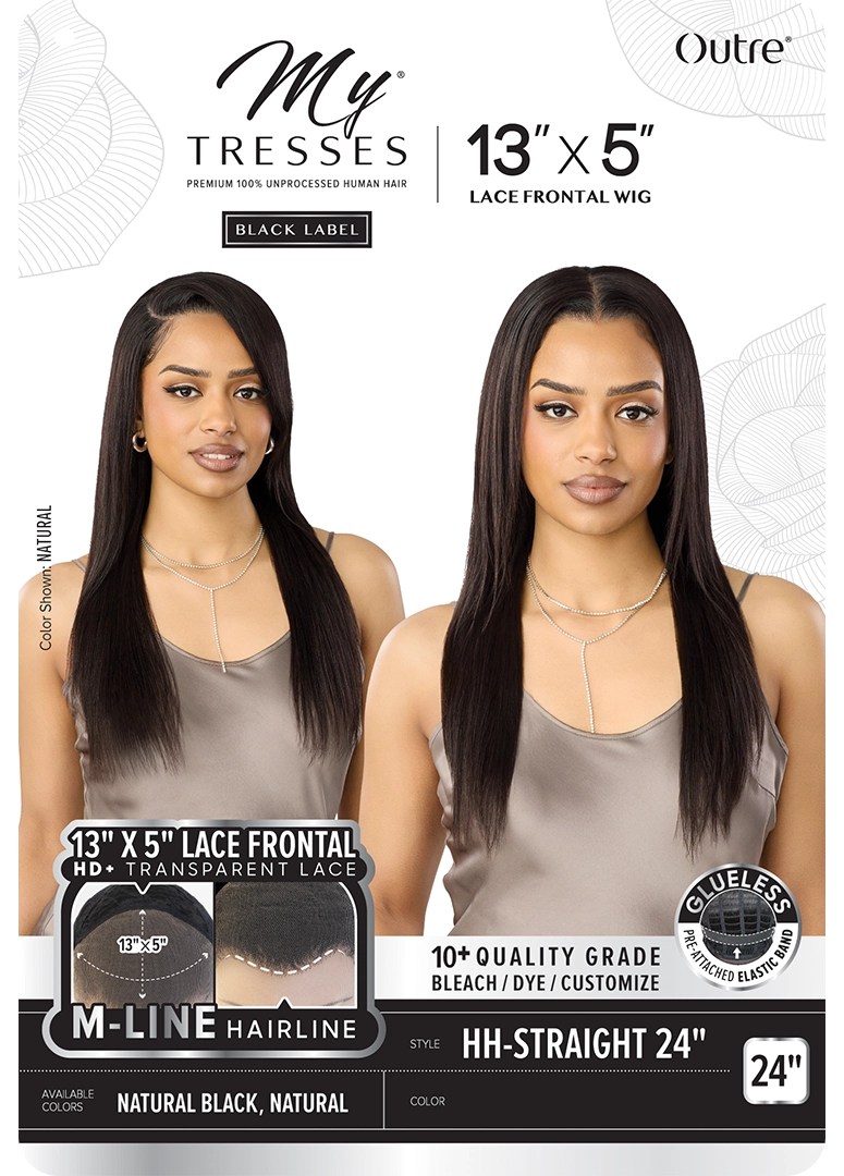 Outre MyTresses Black Label 13"x5" Lace Front Wig HH Straight 24" QLHMBMS24