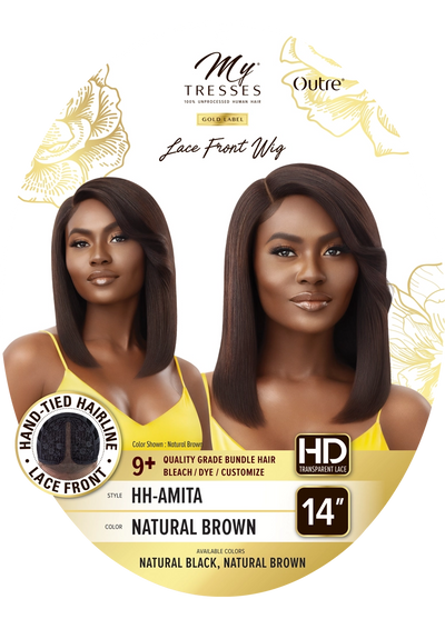 Outre 100% Human Hair MyTresses Gold Label Lace Front Wig HH Amita - Elevate Styles
