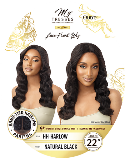 My Tresses Gold Label 9A Unprocessed Human Hair Lace Front Wig HH-Harlow - Elevate Styles
