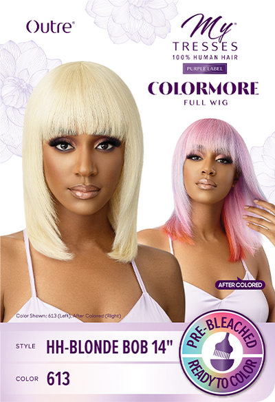 Outre My Tresses Purple Label ColorMore Full Wig HH- Blonde Bob 14" - Elevate Styles
