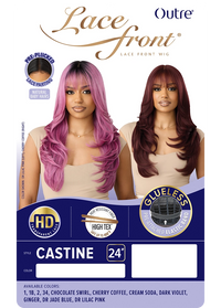 Thumbnail for Outre Synthetic Glueless HD Transparent Lace Front Wig Castine QLCAS - Elevate Styles