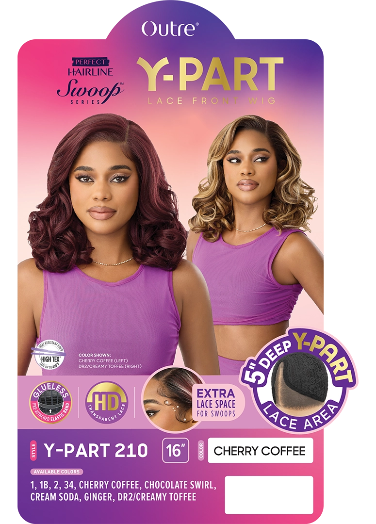 Outre Perfect Hairline Swoop Series Y-Part Frontal Lace Front Wig Y-Part 210 QLPHLSSYP210