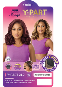 Thumbnail for Outre Perfect Hairline Swoop Series Y-Part Frontal Lace Front Wig Y-Part 210 QLPHLSSYP210