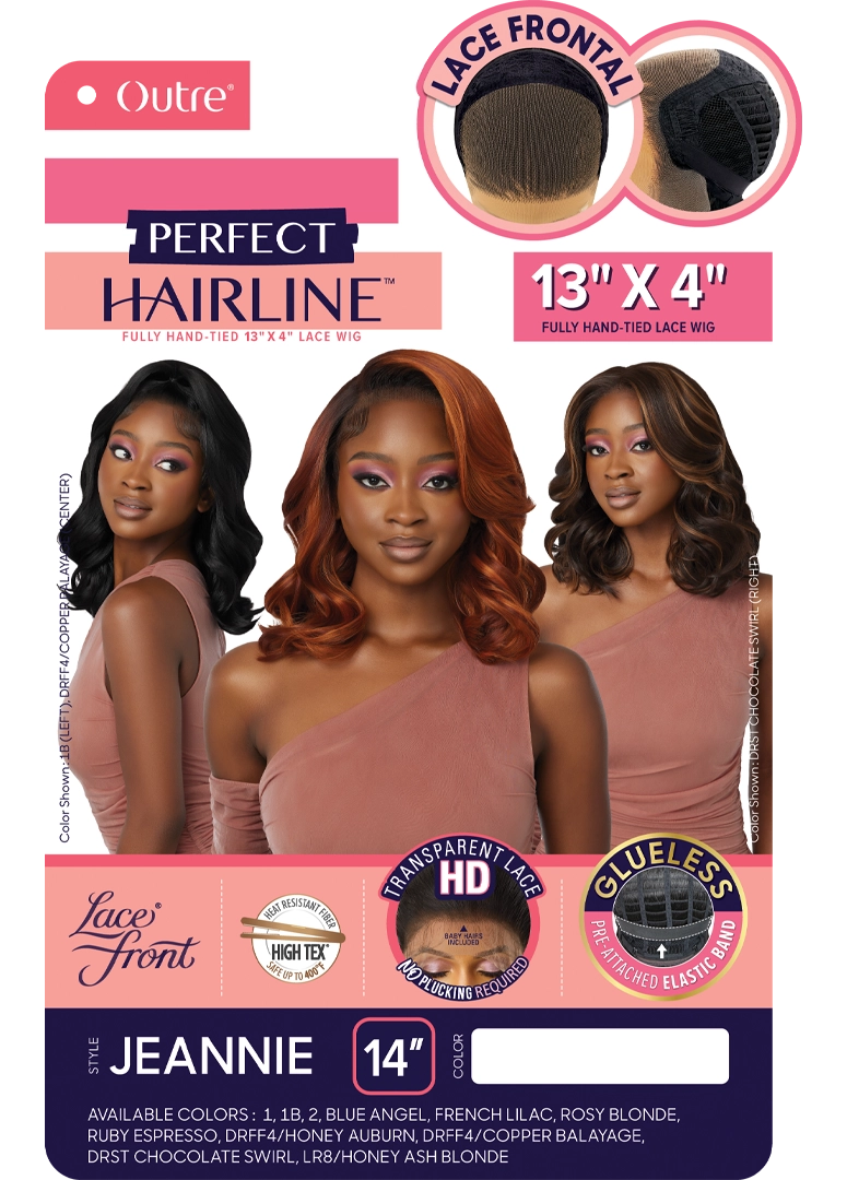 Outre Perfect Hairline 360 Frontal Lace 13"x 6" HD Transparent Lace Front Wig Jeannie - Elevate Styles