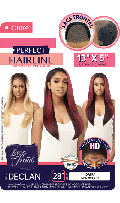 Outre Perfect Hairline 13"x 4"  HD Transparent Lace Front Wig Declan - Elevate Styles
