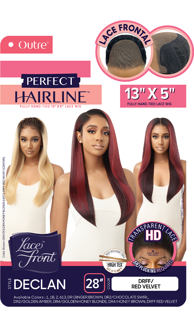 Outre Perfect Hairline 13"x 4"  HD Transparent Lace Front Wig Declan - Elevate Styles