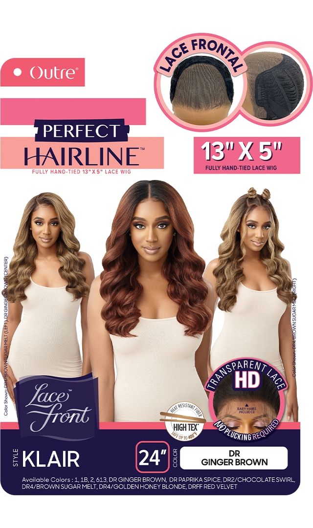 Outre Perfect Hairline 13"x 4"  HD Transparent Lace Front Wig Klair - Elevate Styles