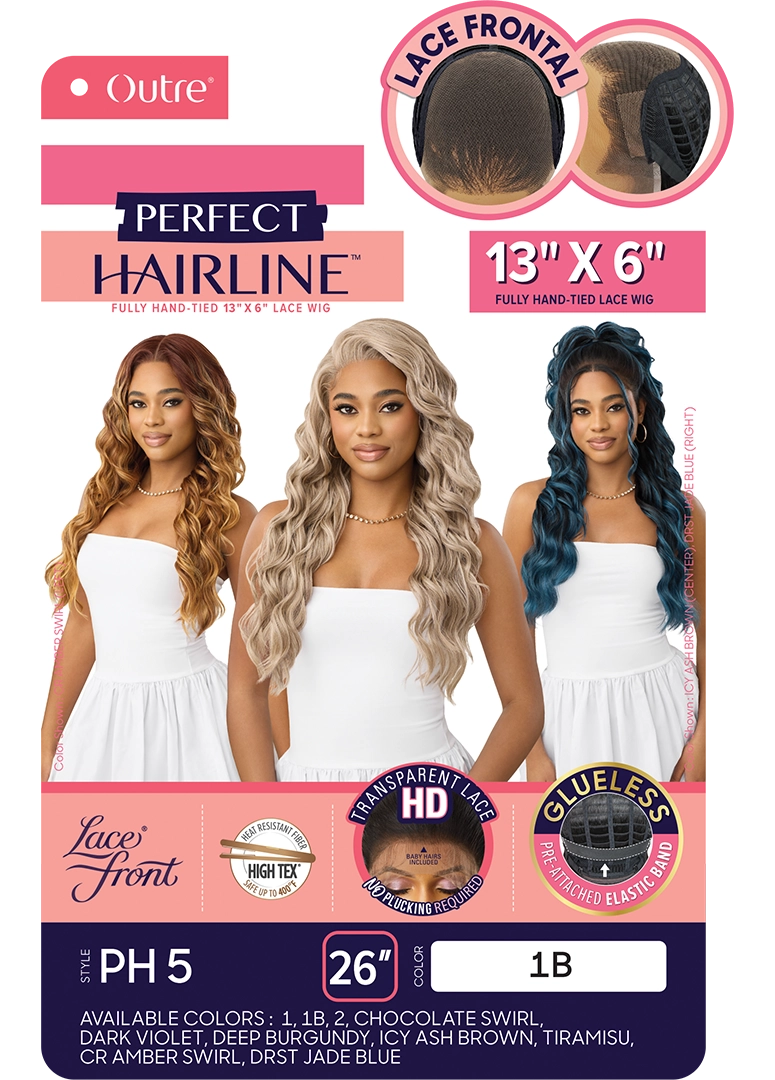 Outre Perfect Hairline 360 Frontal Lace 13"x 6" HD Transparent Lace Front Wig PH5 QLPHLPH5 - Elevate Styles