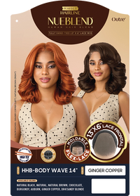 Thumbnail for Outre Perfect Hairline NueBlend – 13x6 Lace Frontal HHB-Body Wave 14