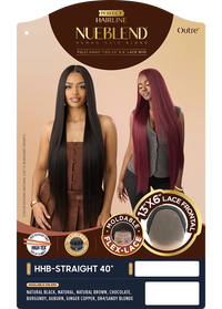 Thumbnail for Outre Perfect Hairline NueBlend – 13x6 Lace Frontal HHB-Straight 40
