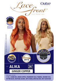 Thumbnail for Outre Synthetic Glueless HD Transparent Lace Front Wig Alika - Elevate Styles