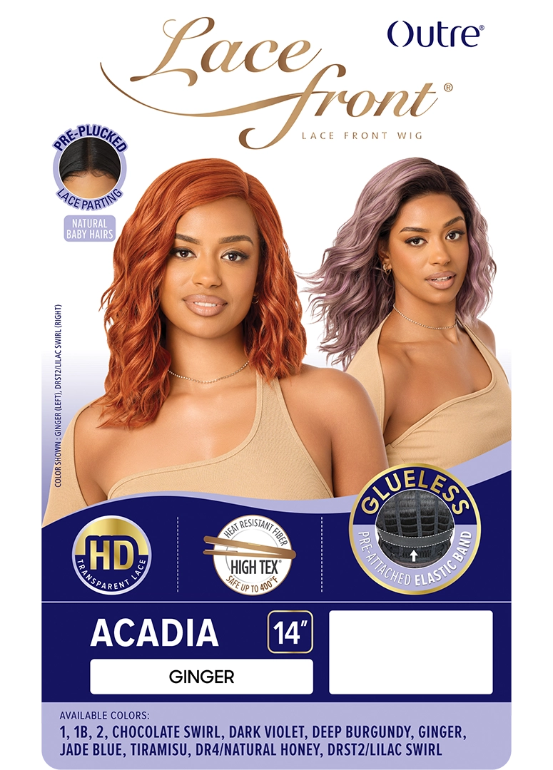 Outre Synthetic Glueless HD Transparent Lace Front Wig ACADIA QLACA - Elevate Styles