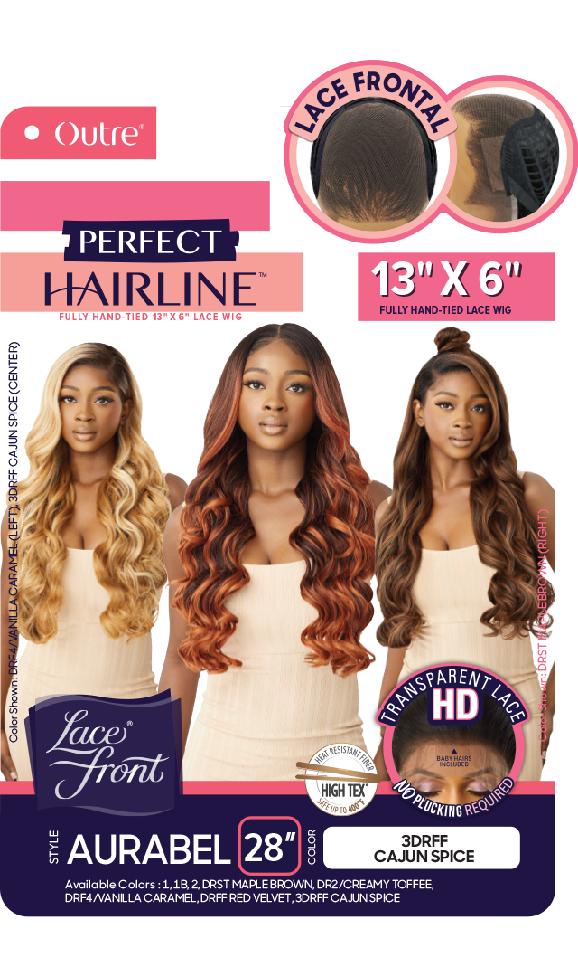 Outre Perfect Hairline 13"x 6"  HD Transparent Lace Front Wig Aurabel - Elevate Styles