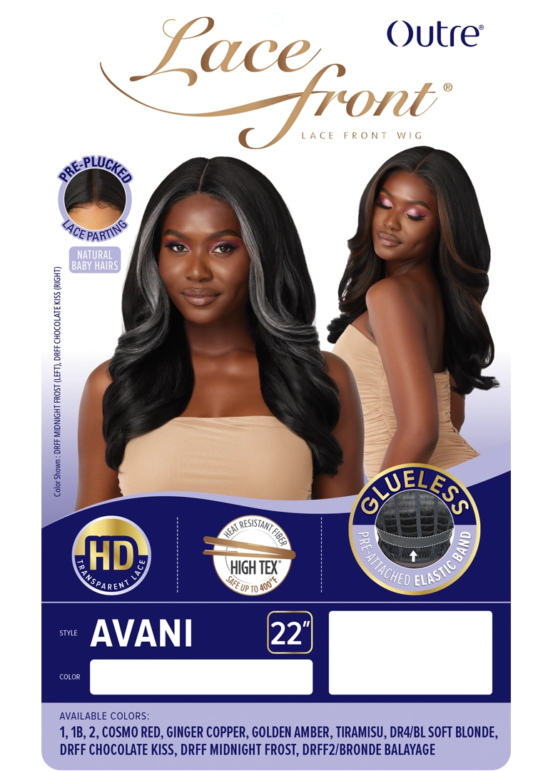 Outre Synthetic Glueless HD Transparent Lace Front Wig Avani - Elevate Styles