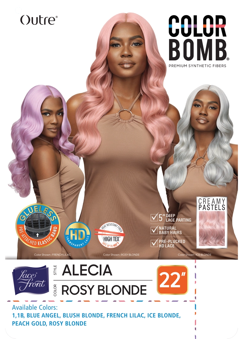 Outre Color Bomb Lace Front Wig Alecia - Elevate Styles
