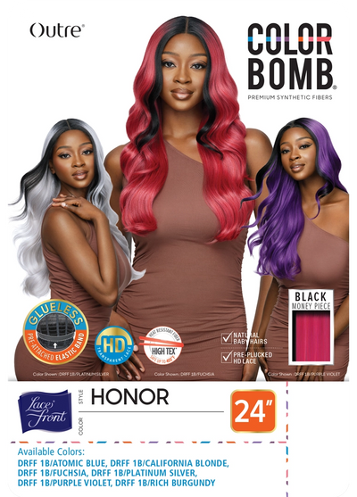 Outre Color Bomb Lace Front Wig Honor - Elevate Styles
