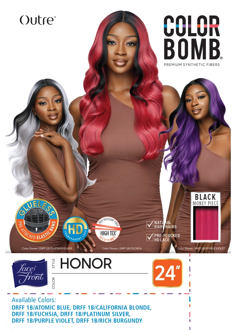 Outre Color Bomb Lace Front Wig Honor - Elevate Styles