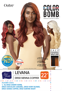 Thumbnail for Outre Color Bomb Swiss Lace Front Wig Levana 22