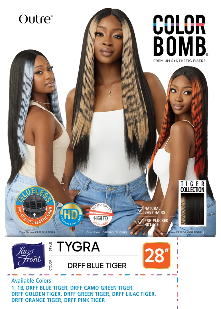 Outre Color Bomb Lace Front Wig Tygra - Elevate Styles