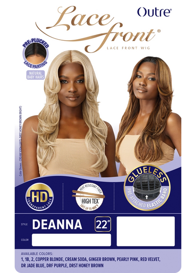 Outre Synthetic Glueless HD Transparent Lace Front Wig Deanna - Elevate Styles

