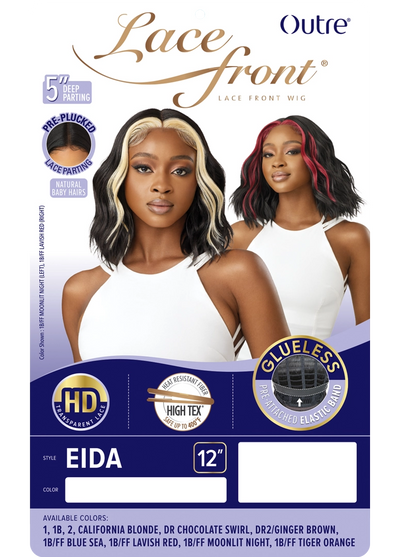 Outre HD Transparent Lace Pre-Plucked 5" Deep Part Lace Front Wig Eida - Elevate Styles
