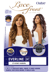 Thumbnail for Outre Synthetic Glueless HD Transparent Lace Front Wig Everline QLEVE - Elevate Styles