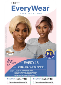 Thumbnail for Outre Synthetic Pre-Plucked HD Transparent Lace Front Wig Every 48 QLEWE48