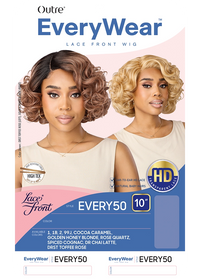 Thumbnail for Outre Synthetic Pre-Plucked HD Transparent Lace Front Wig Every 50 QLEWE50