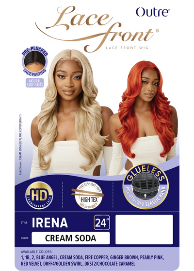 Outre HD Transparent Glueless Lace Pre-Plucked 5" Deep Part Lace Front Wig Irena - Elevate Styles
