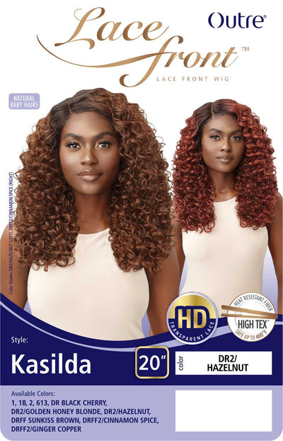 Outre Synthetic HD Transparent Lace Front Wig Kasilda - Elevate Styles
