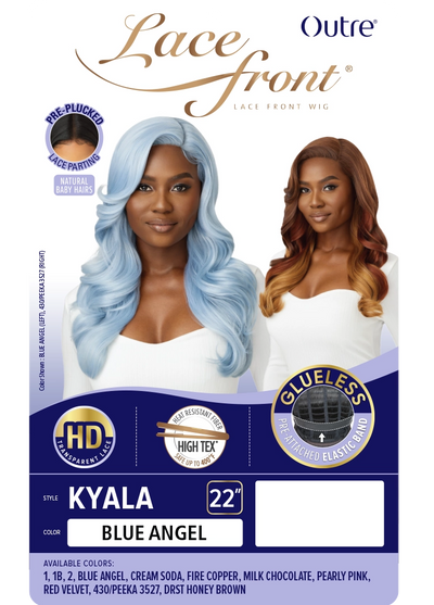 Outre HD Transparent Glueless Lace Pre-Plucked 5" Deep Part Lace Front Wig Kyala - Elevate Styles
