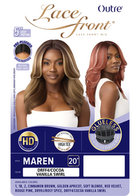 Thumbnail for Outre Synthetic Glueless HD Transparent Lace Front Wig Maren QLMRN - Elevate Styles