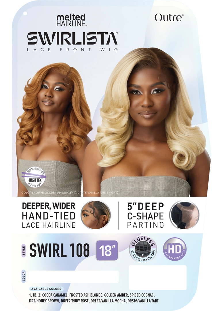 Outre HD Melted Hairline Swirlista Swirl 108 - Elevate Styles