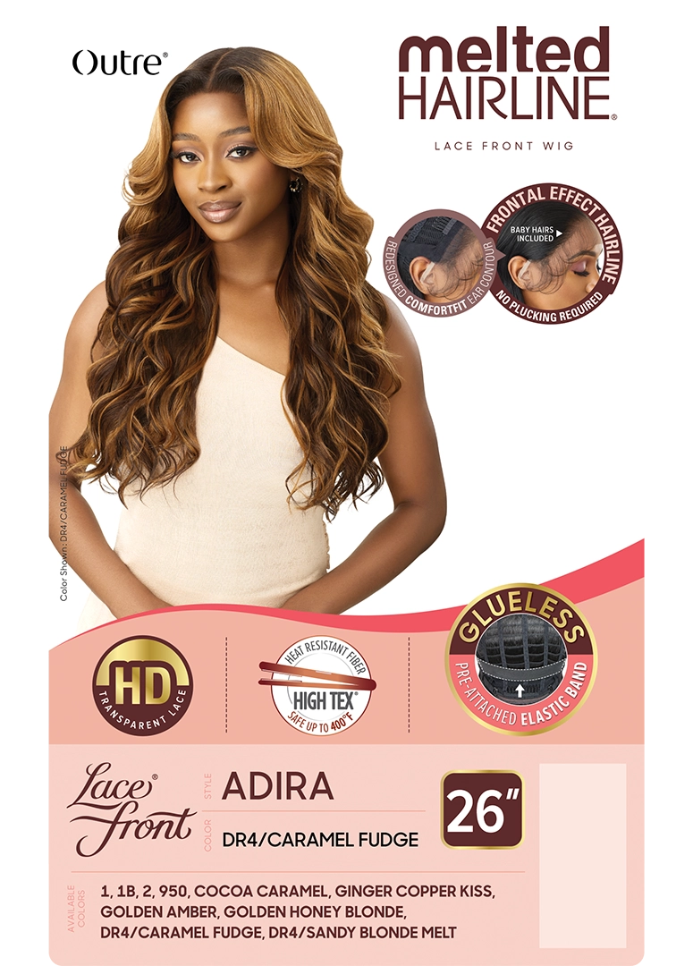 Outre Synthetic Melted Hairline HD Lace Front Wig Adira QLMHADI