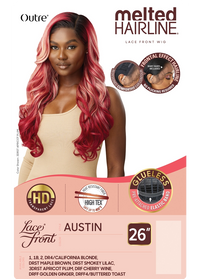 Thumbnail for Outre HD Melted Hairline Lace Front Wig Austin - Elevate Styles