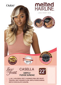 Thumbnail for Outre Synthetic Melted Hairline HD Lace Front Wig Casella QLMHCAS - Elevate Styles