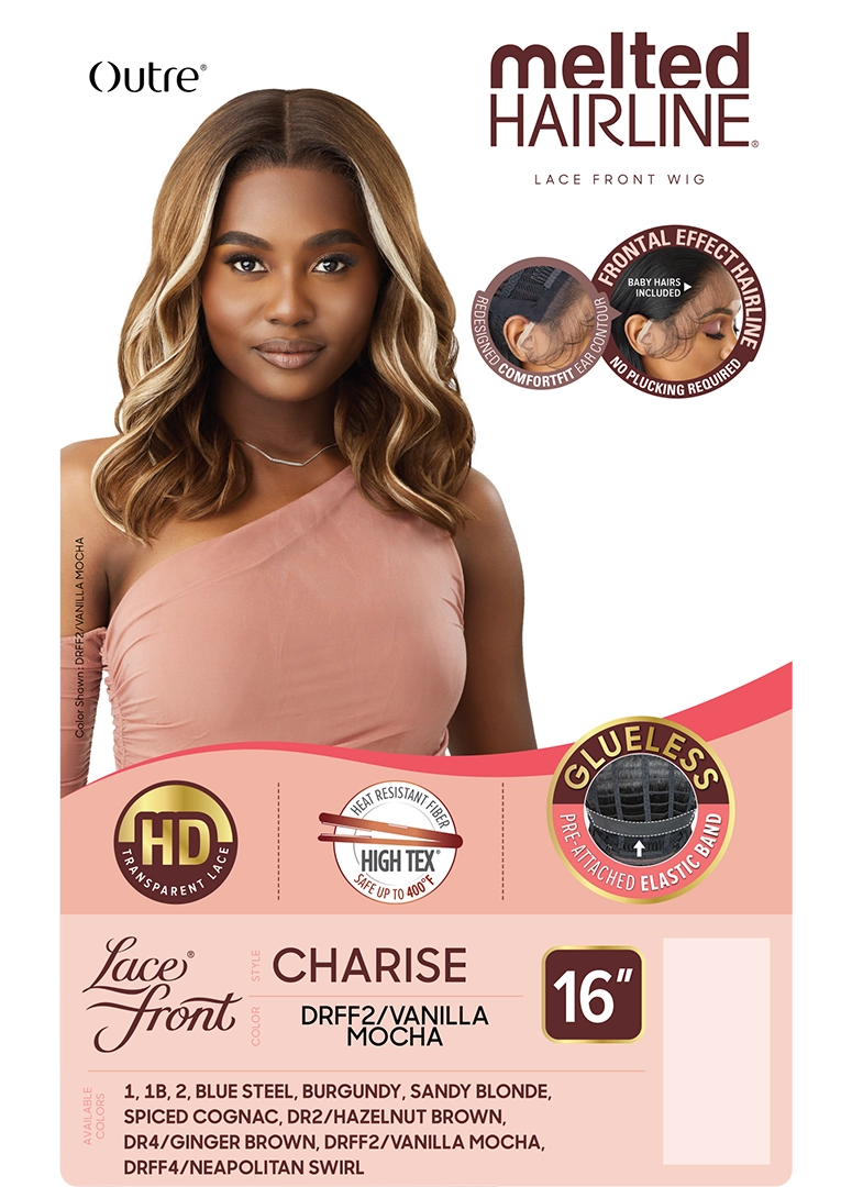 Outre Synthetic Melted Hairline HD Lace Front Wig Charise QLMHCHR