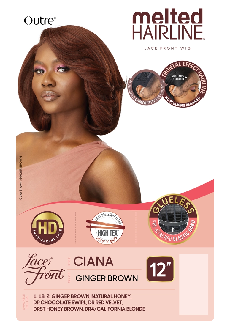 Outre HD Melted Hairline Lace Front Wig Ciana - Elevate Styles