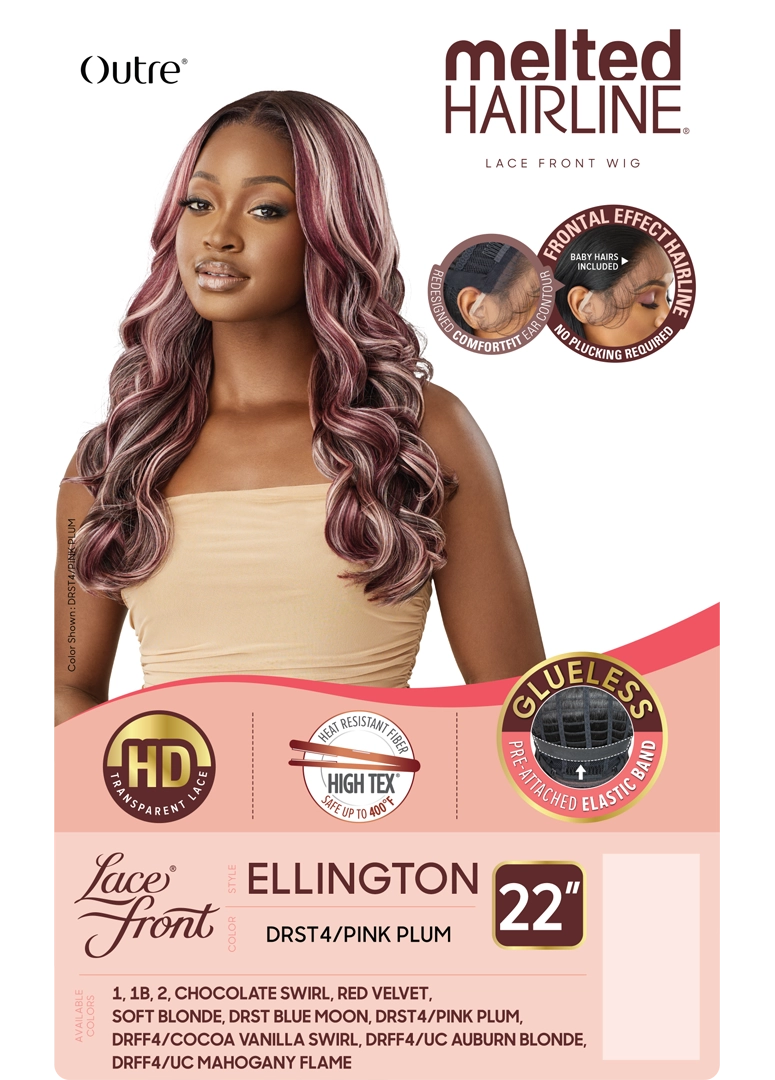 Outre Synthetic Melted Hairline HD Lace Front Wig Ellington QLMHELL - Elevate Styles