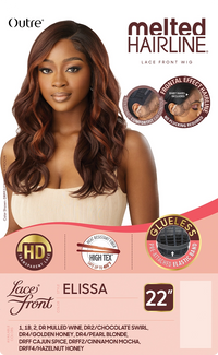 Thumbnail for Outre HD Melted Hairline Lace Front Wig - Elissa - Elevate Styles