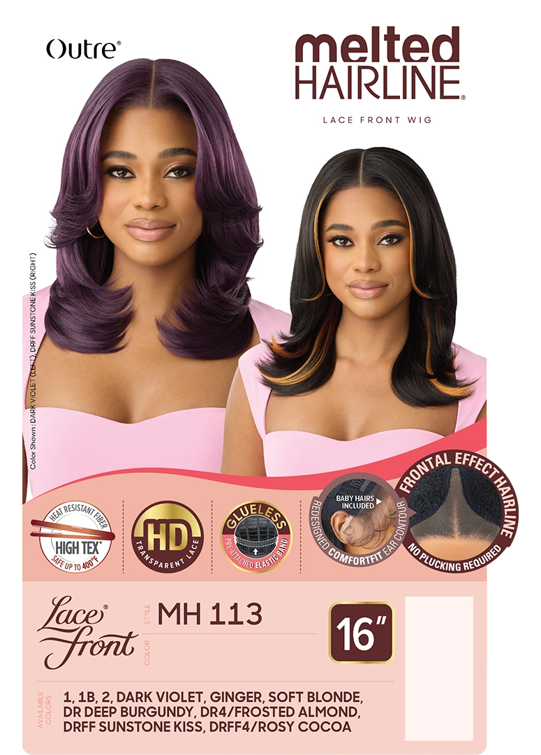 Outre Synthetic Melted Hairline HD Lace Front Wig MH113 QLMHMH113 - Elevate Styles