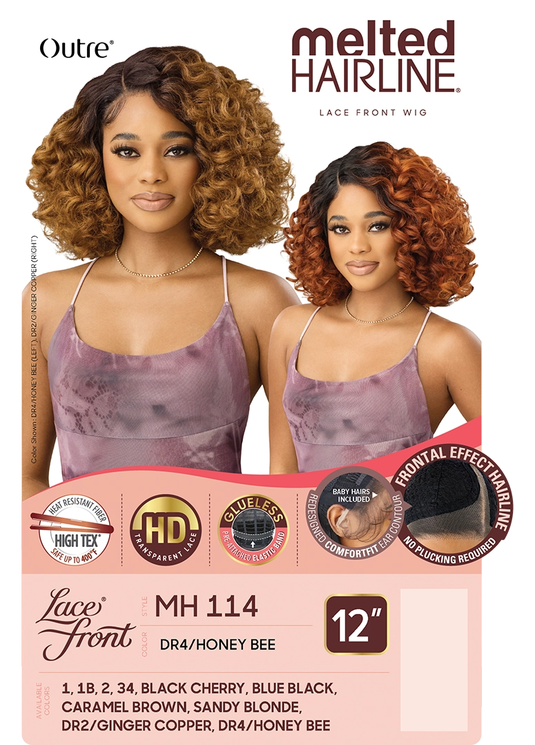 Outre Synthetic Melted Hairline HD Lace Front Wig MH114 QLMHMH114 - Elevate Styles