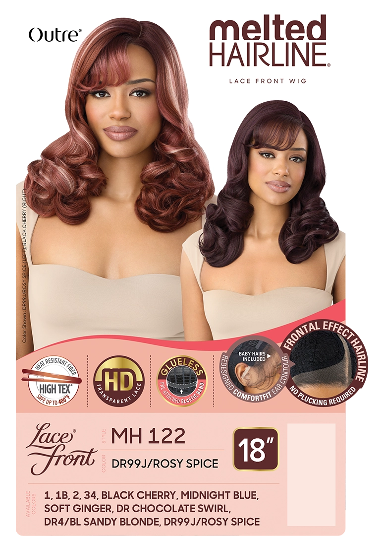 Outre Synthetic Melted Hairline HD Lace Front Wig MH122 QLMHMH122 - Elevate Styles