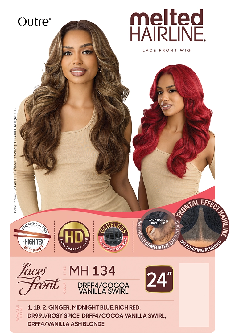 Outre Synthetic Melted Hairline HD Lace Front Wig MH134 QLMHMH134 - Elevate Styles