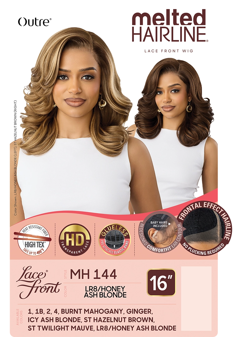 Outre Synthetic Melted Hairline HD Lace Front Wig MH144 QLMHMH144