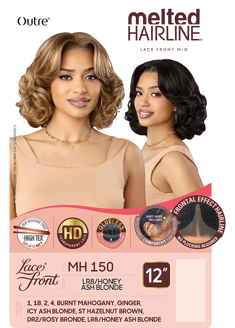 Outre Synthetic Melted Hairline HD Lace Front Wig MH150 QLMHMH150