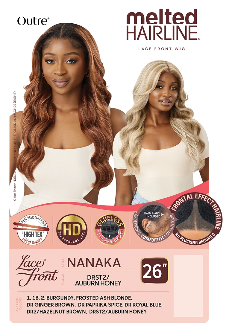 Outre Synthetic Melted Hairline HD Lace Front Wig Nanaka QLMHNAN