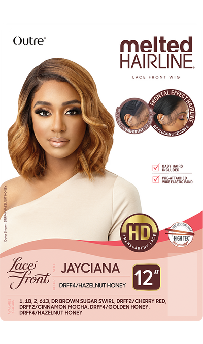 Outre Melted Hairline Collection - Swiss Lace Front Wig Jayciana - Elevate Styles
