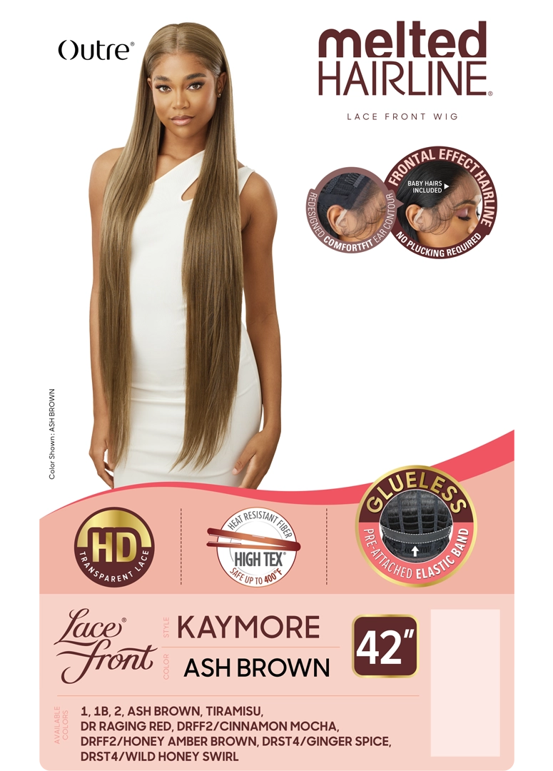 Outre Synthetic Melted Hairline HD Lace Front Wig Kaymore QLMHKAY - Elevate Styles